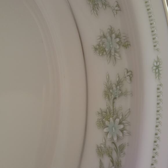 Noritake Ivory China Pattern Lexine 7007 Oval Serving Bowl Vintage - Picture 5 of 8